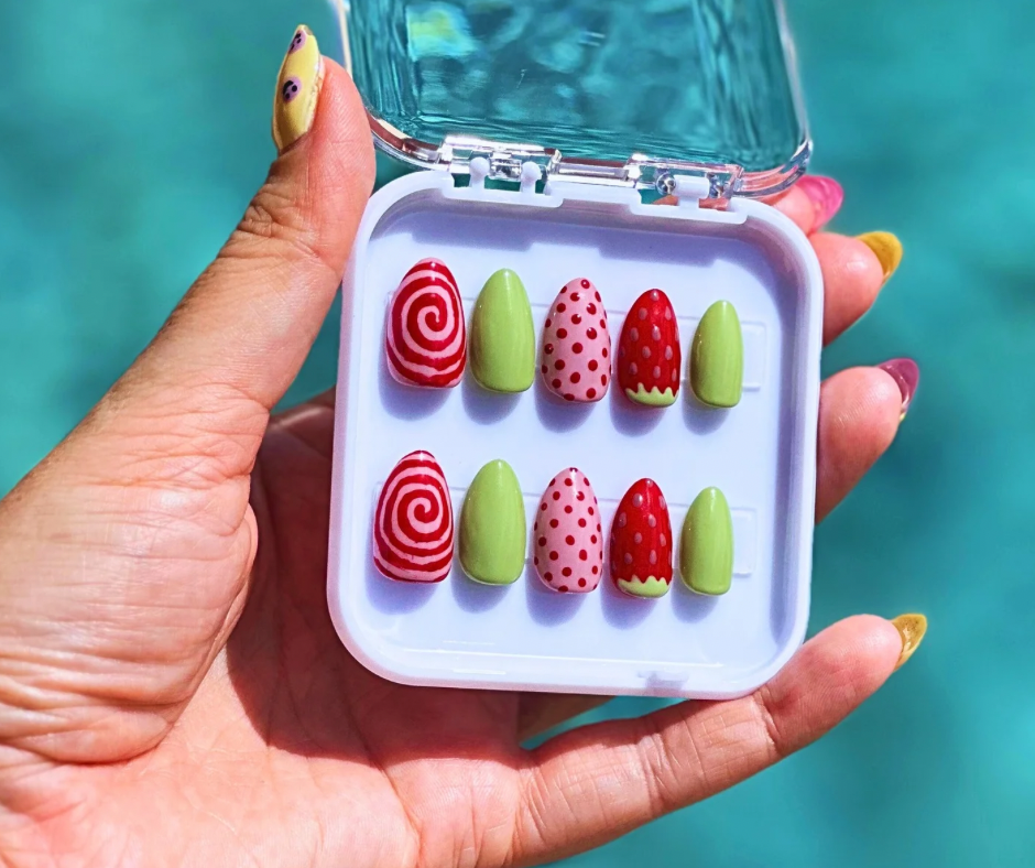 Strawberry Delight Press on Nails