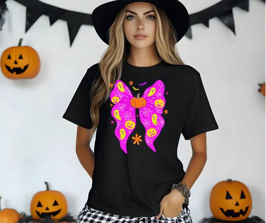 Spooky Pink Bow