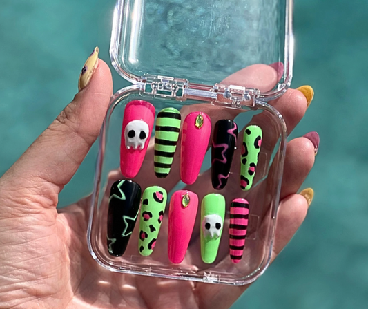Funky Scene Press On Nails