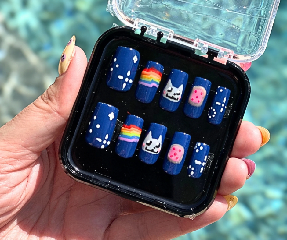 Nyan Cat Press On Nails